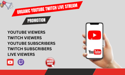 I Will Promote Your YouTube Stream Video – Live Stream Promotion