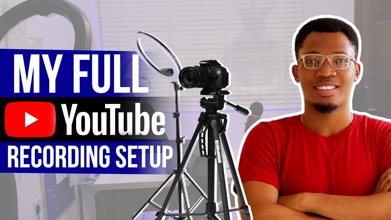 My Full Youtube Studio Setup  How I Shoot Record and Edit Youtube 