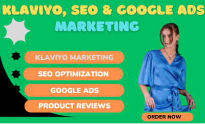 I Will Boost Your Ecommerce Sales with Klaviyo Marketing, SEO, and Google Ads