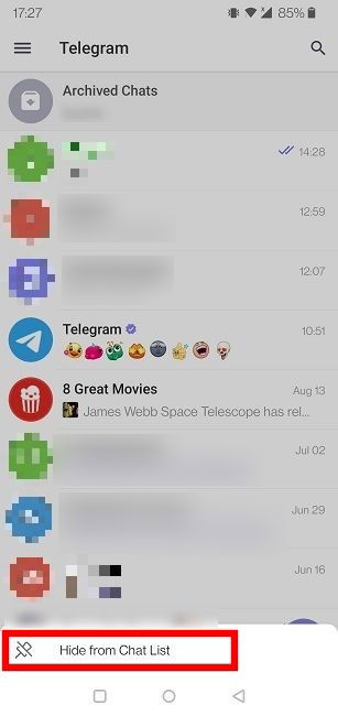 How to Hide a Telegram Chat Without Permanently Deleting It  Make Tech 