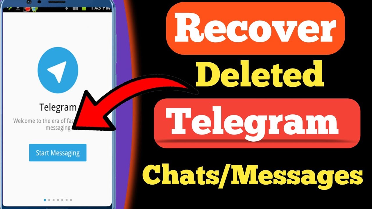 How to Recover Deleted Telegram Message Chats Pictures and Videos 