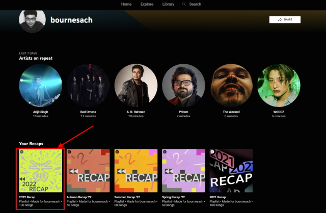 YouTube Music Recap 2022 How to See Your Top Songs Artists  More 