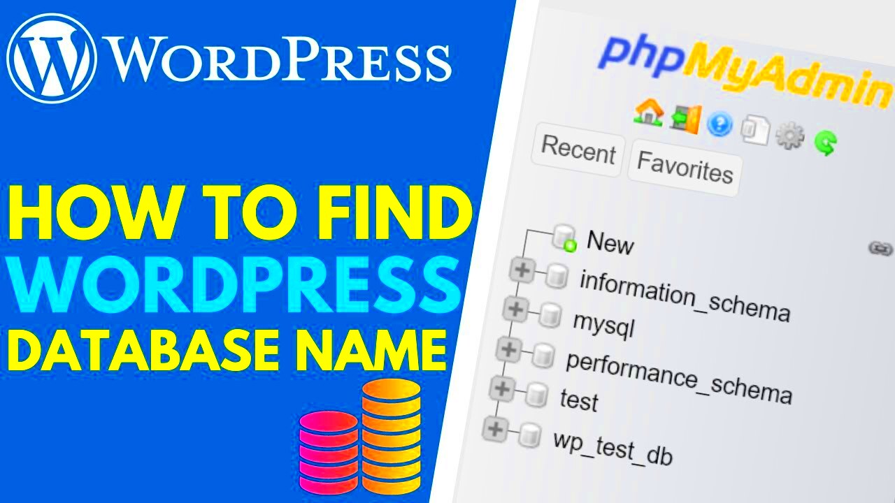 How to Find WordPress Database Name  YouTube