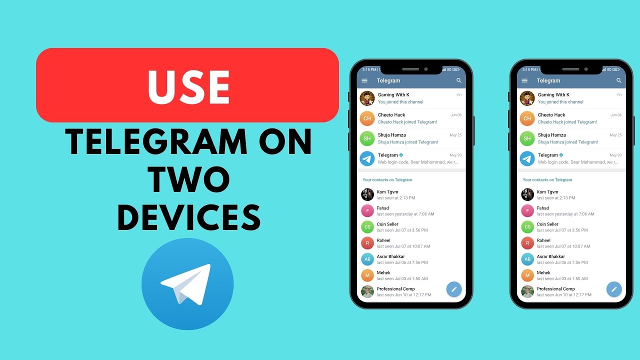 How To Use Same Telegram Account On Two Devices Easy  YouTube