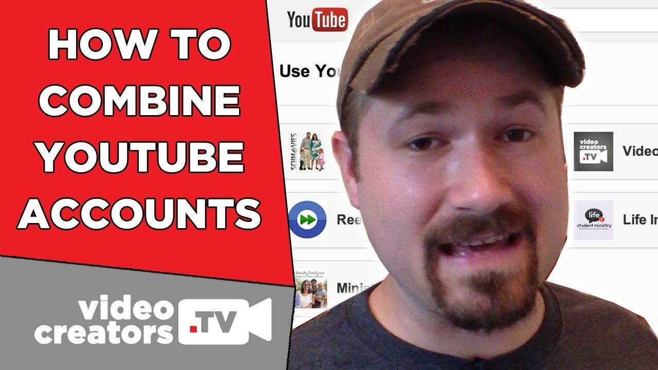 How To Combine YouTube Channels under one Account  Video marketing 