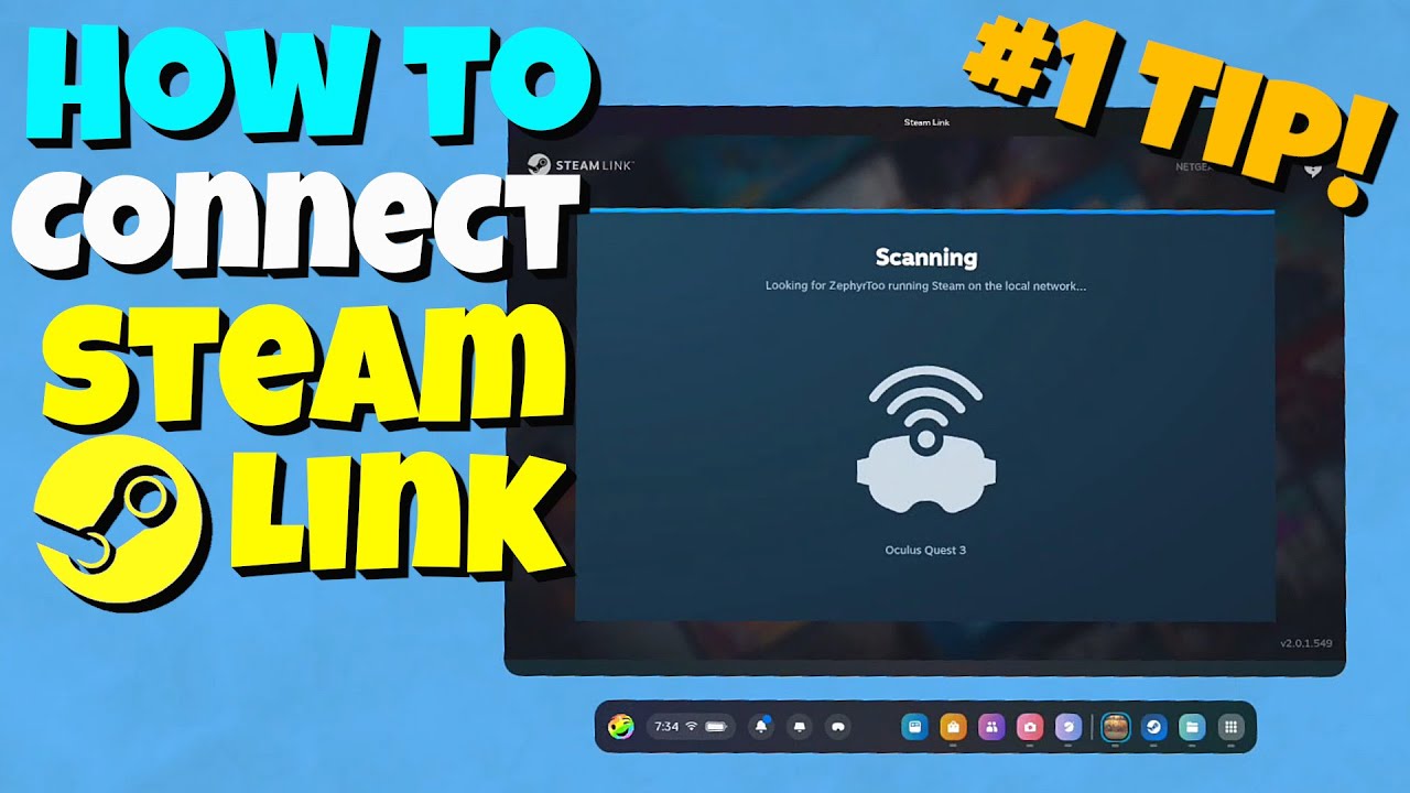 Tip to Connect Quest to Steam Link 1 Troubleshooting Tip  YouTube