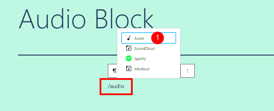 How to Use the WordPress Audio Block