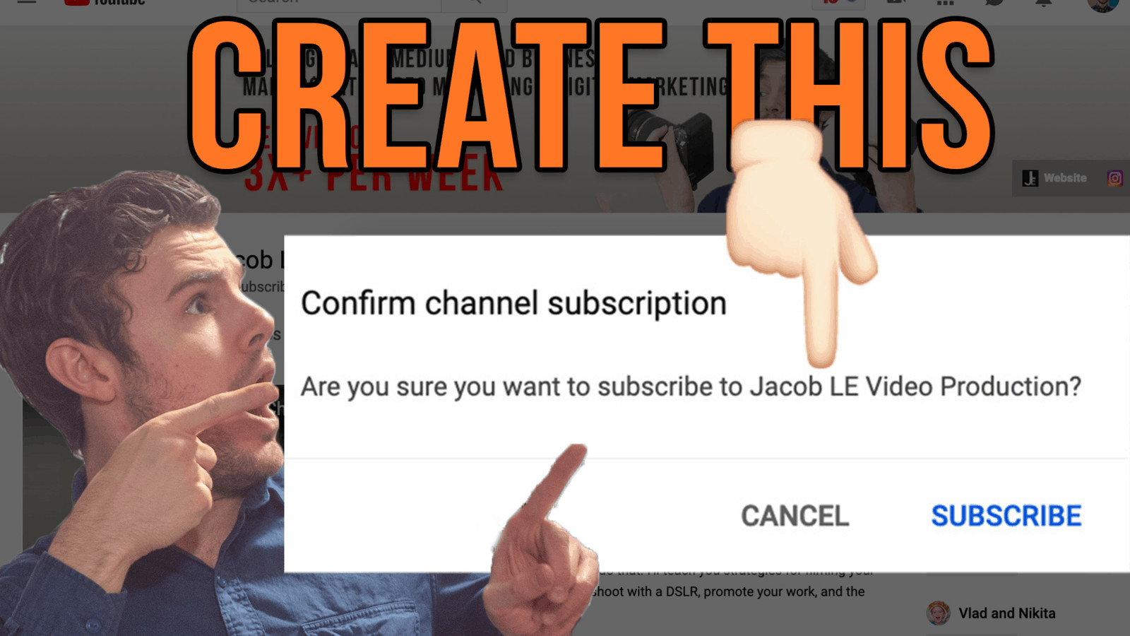 How to Create a YouTube Subscribe Link 2021  Jacob LE