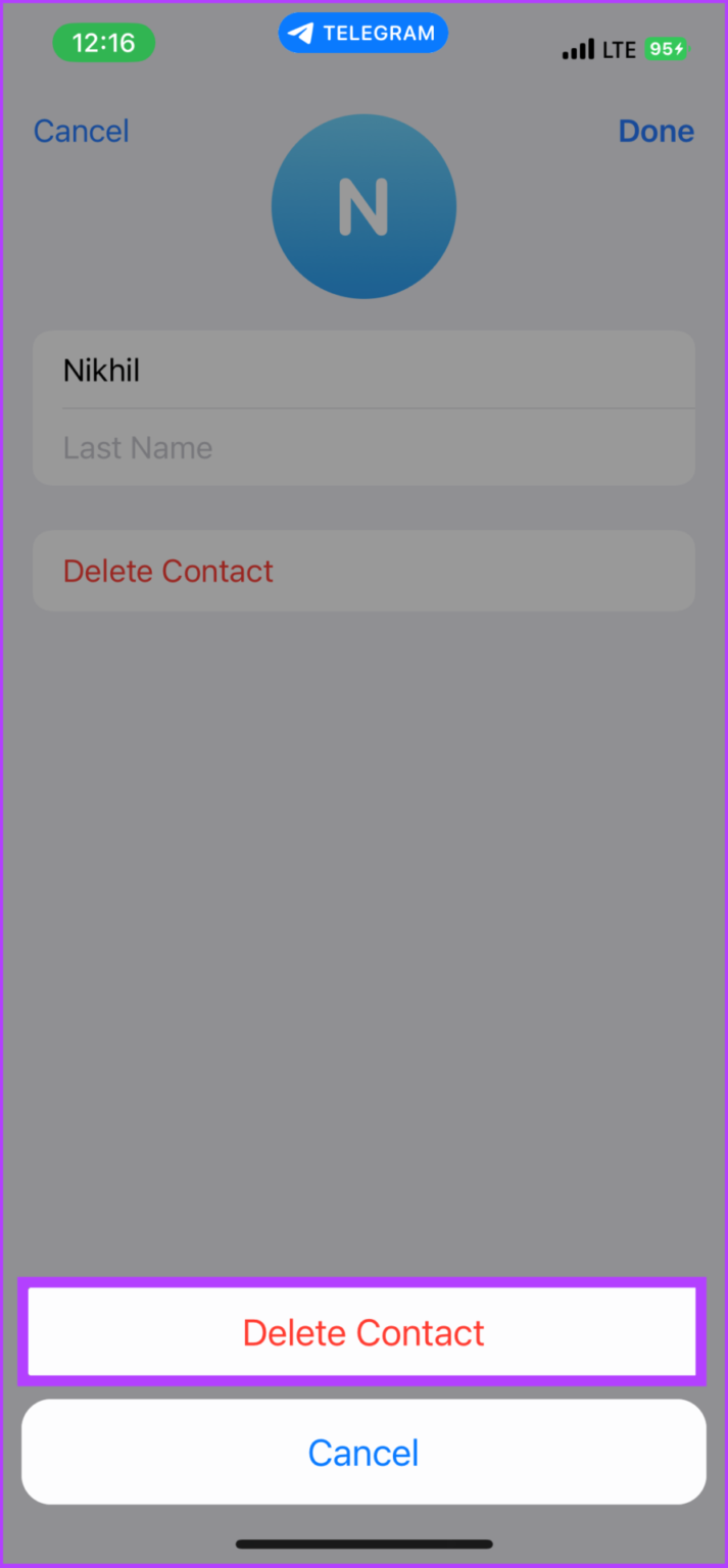 How to Delete Telegram Contacts on iPhone Android or PC  Guiding Tech