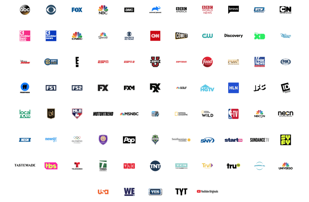 Youtube Tv Printable Channel Guide