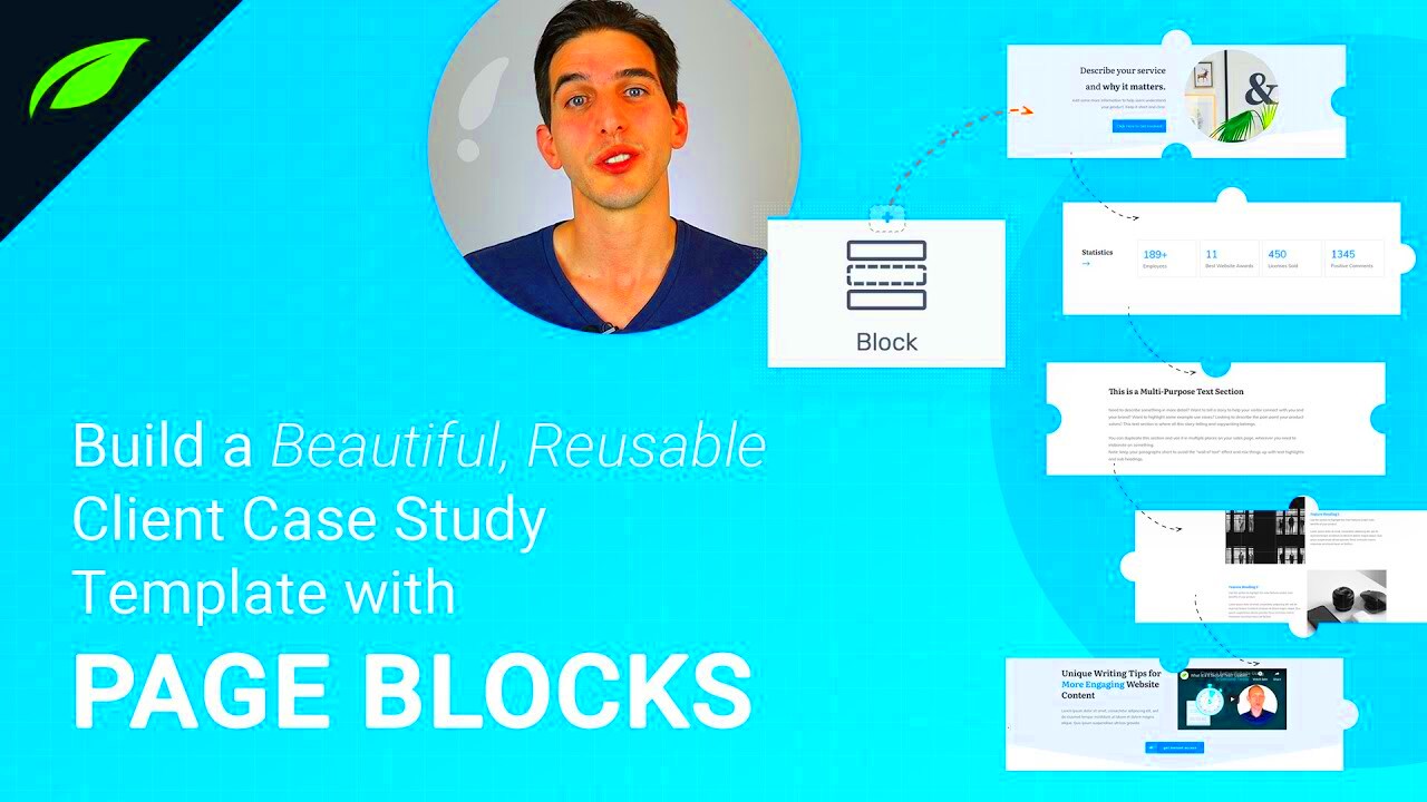 How To Build Case Study Templates for WordPress Fast with Page Blocks 