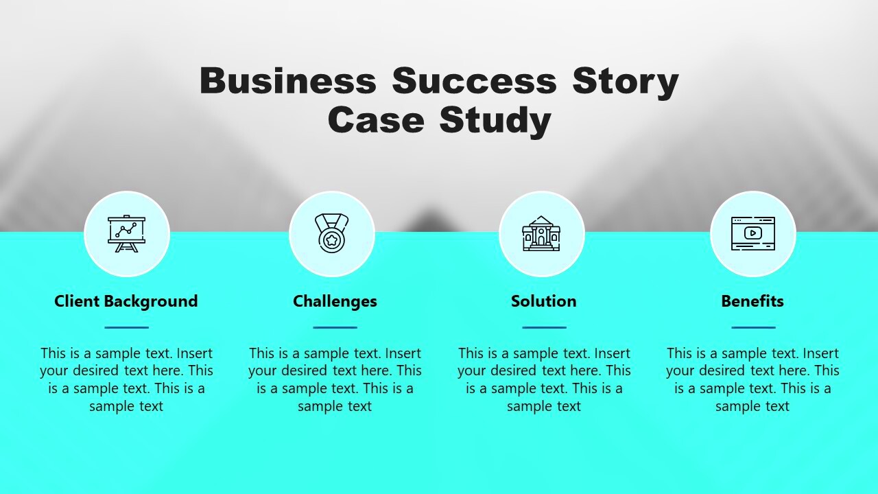 Case Study PowerPoint Success Story Template  SlideModel