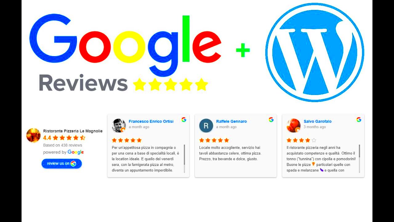 How to Add Google Reviews to your WordPress Site with a Plugin  YouTube