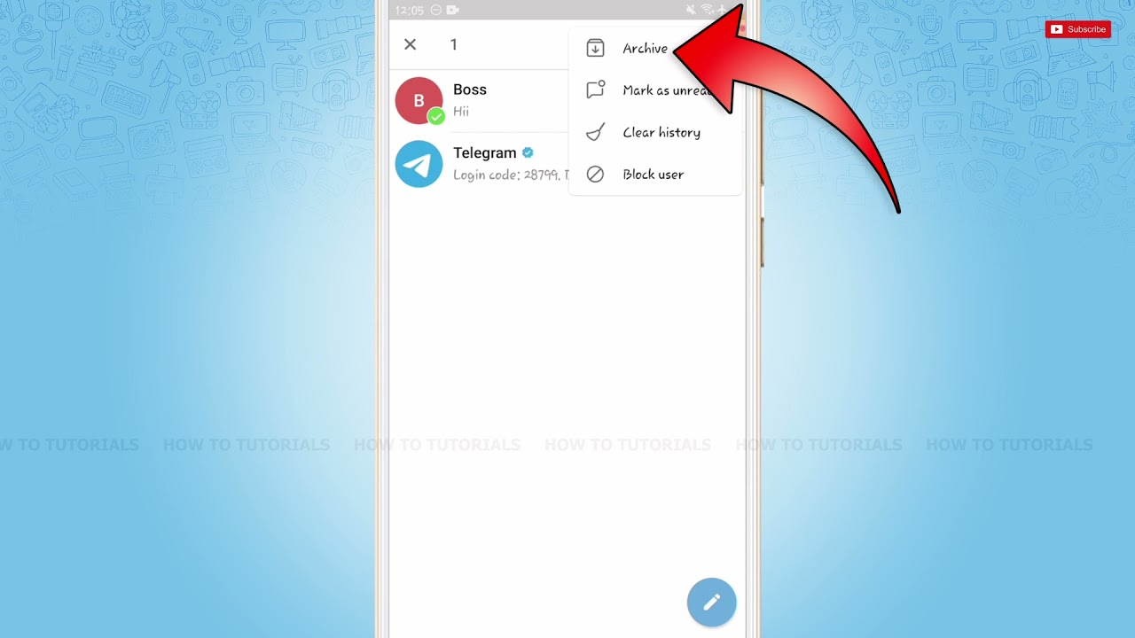 How To Archive  Unarchive Chat Messages On Telegram 2022  Remove 