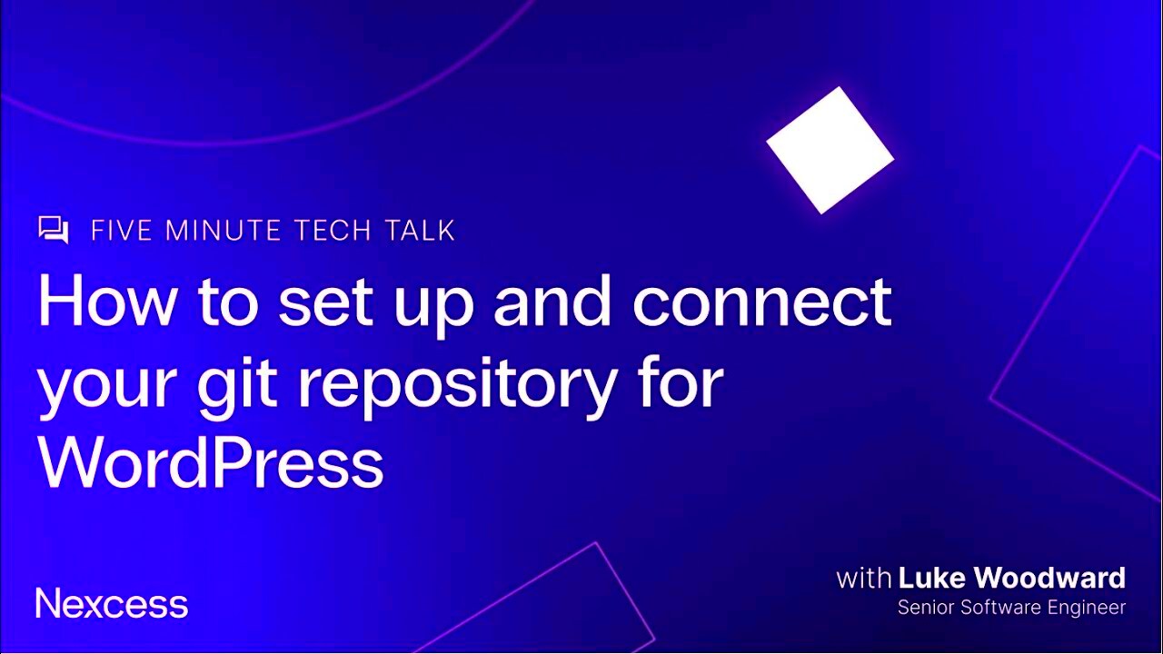 How to Set Up and Connect Your Git Repository for WordPress  YouTube