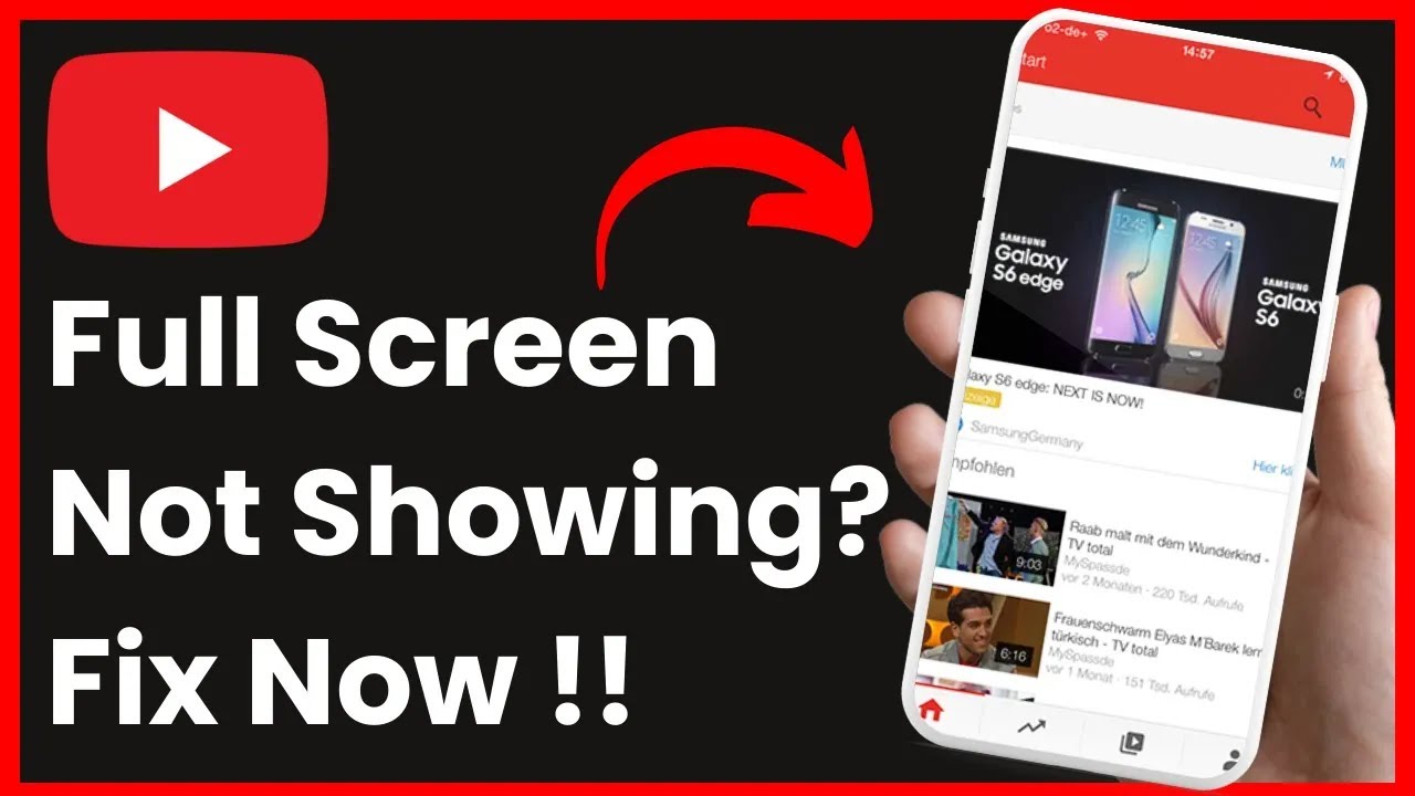 YouTube Not Showing Full Screen  EASY FIX  YouTube