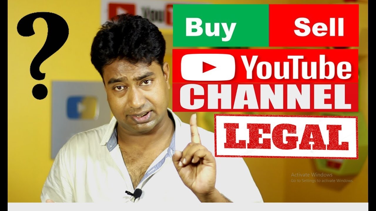 Is Buying  Selling of YouTube Channel Legal  Does YouTube Allow to 