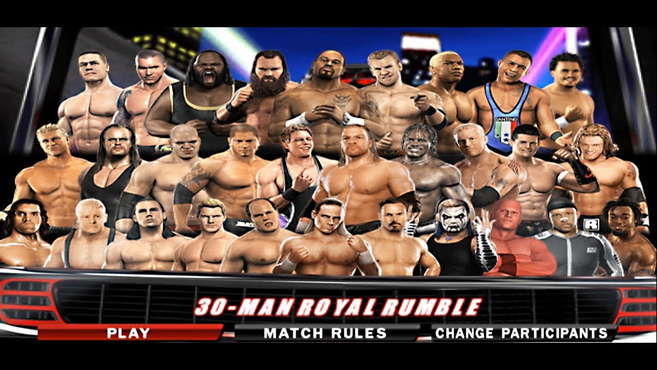 WWE SmackDown vs RAW 2010 30 Men Royal Rumble Match Royal Rumble 2009 