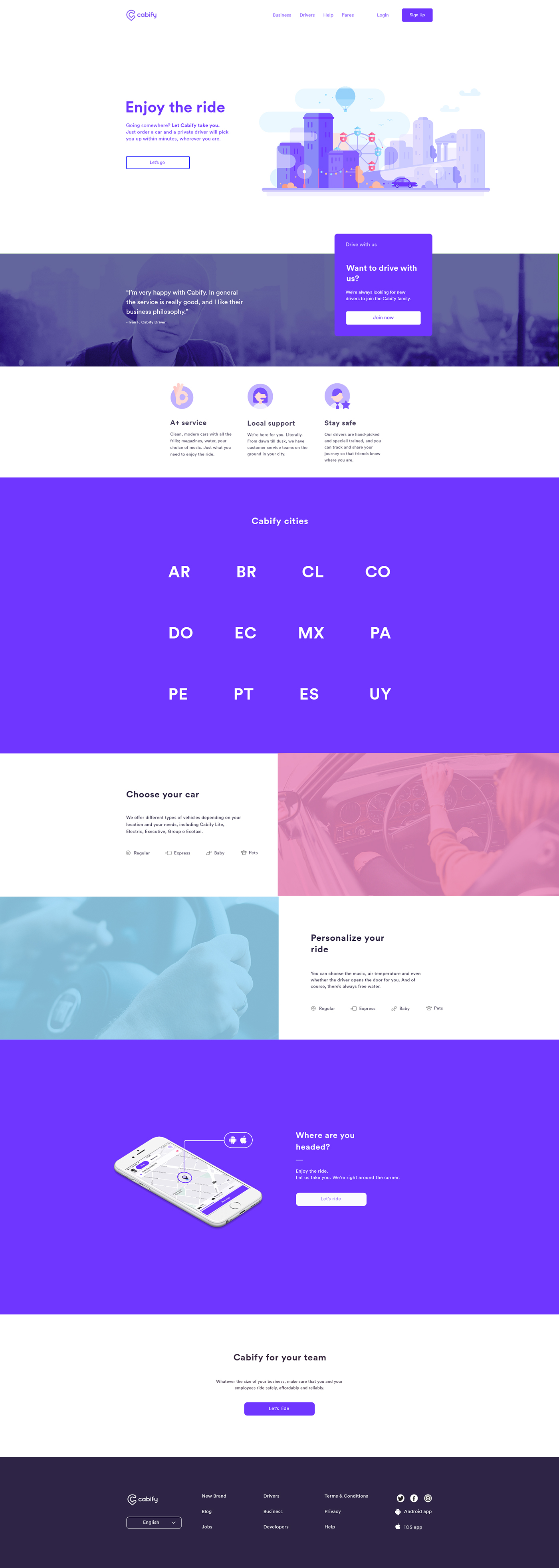 SIte on Behance