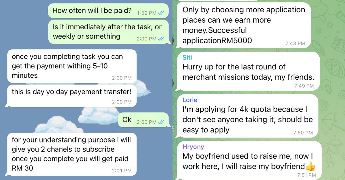 How Telegram task scams work based on our own experience