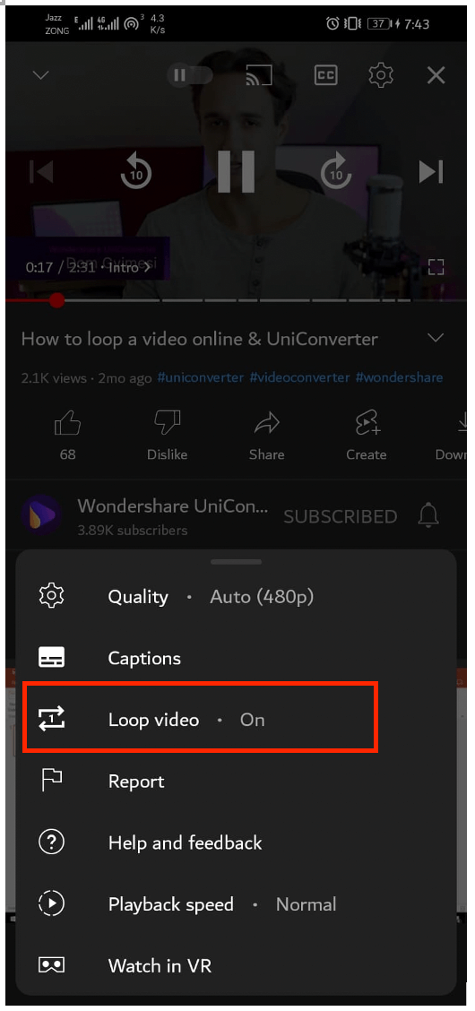 How to Loop YouTube Videos on Mobile