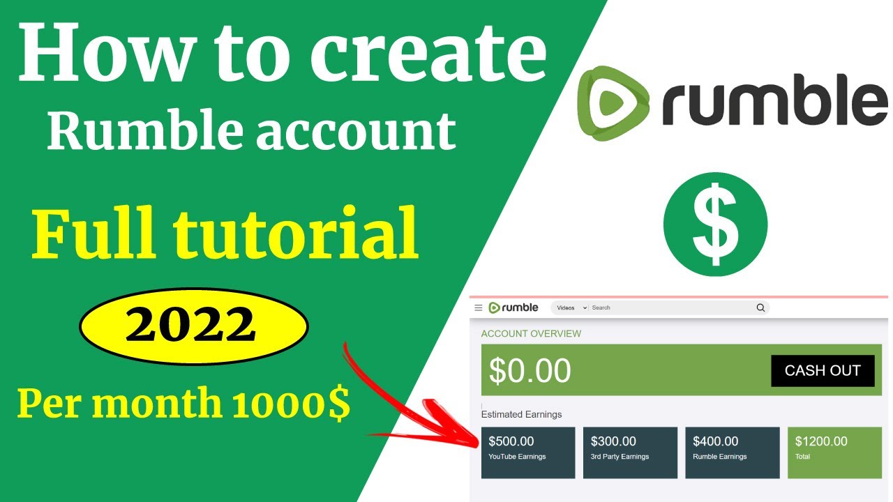 How to create Rumble account  how to verify rumble account  rumble 