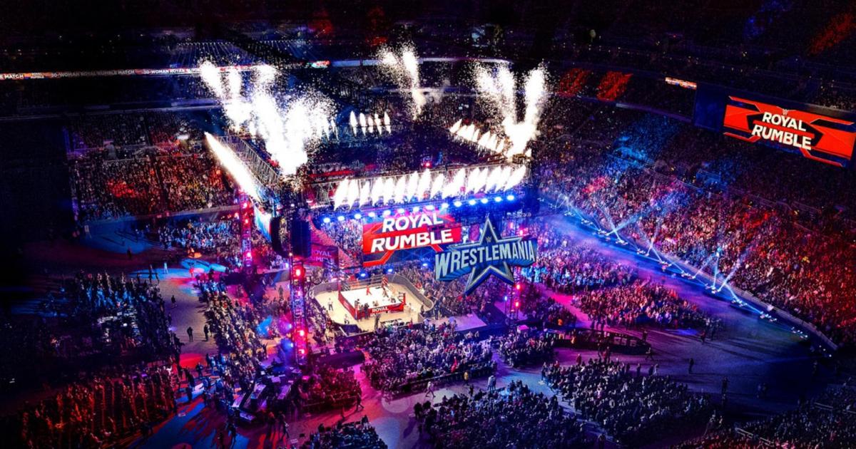 WWE Royal Rumble 2023 date start time odds PPV schedule  card for 