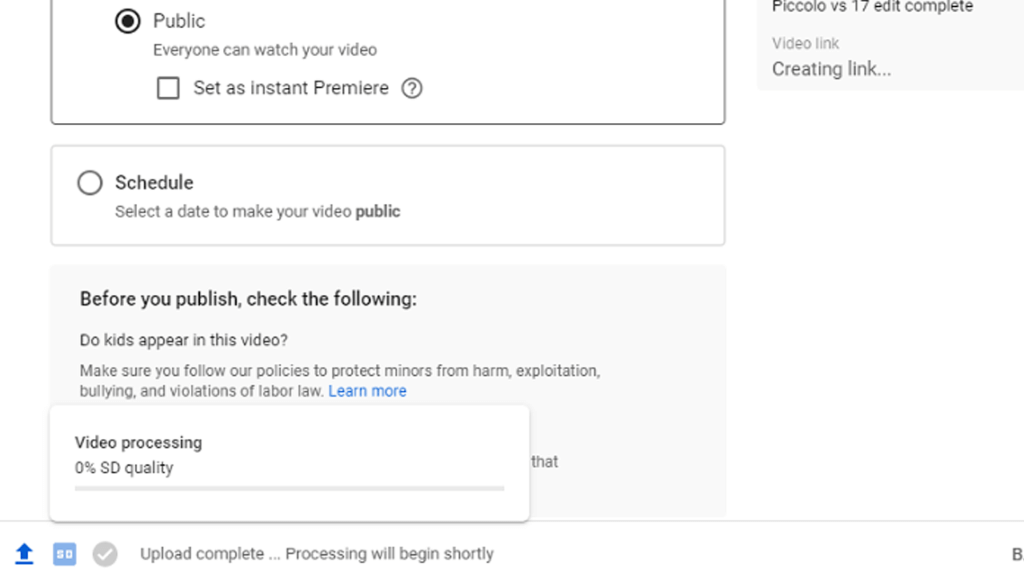 How Long Does It Take to Process a Video on YouTube