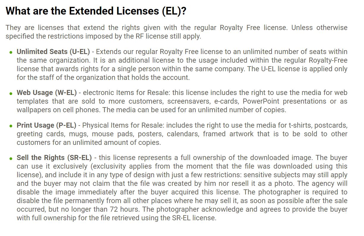 What is an Extended License for Stock Photos And What It Costs