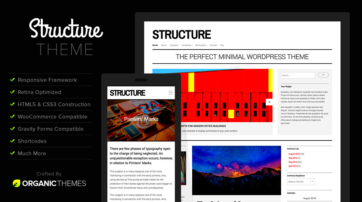 Structure  WordPress Theme  Themes  Templates