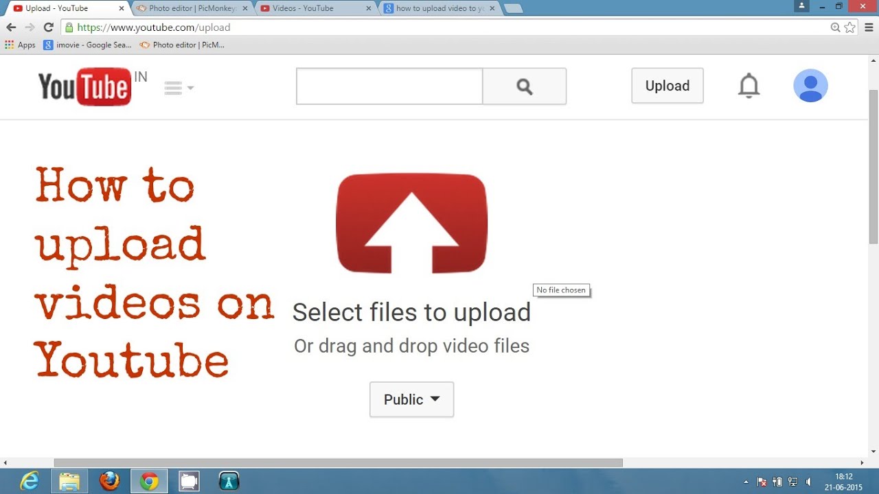 Youtube Upload  WhatUp Now