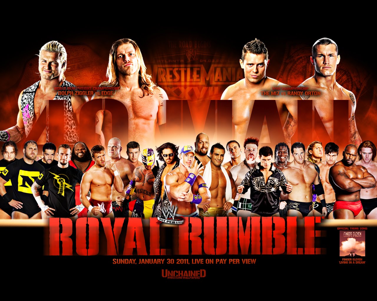 WWE Royal Rumble 2003 Full Match Video  ReVideOn