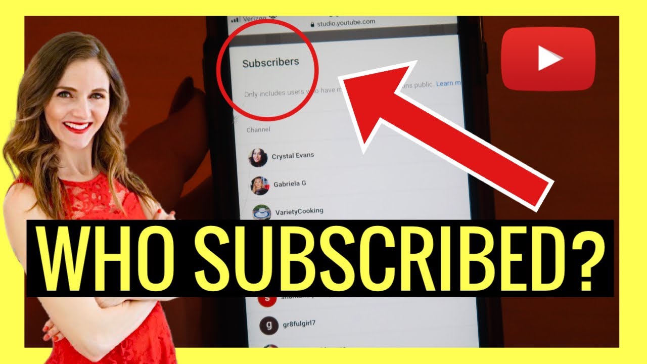 WHO SUBSCRIBED How to CHECK public SUBSCRIBER LIST on YOUTUBE 