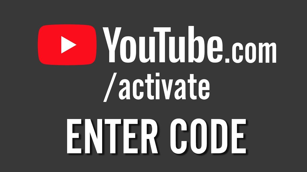 YouTubecomactivate Enter Code  YouTube