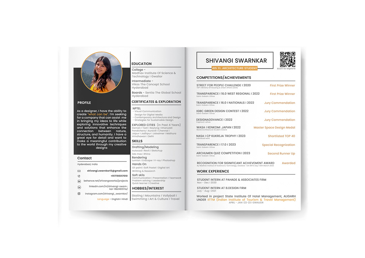 Resume on Behance