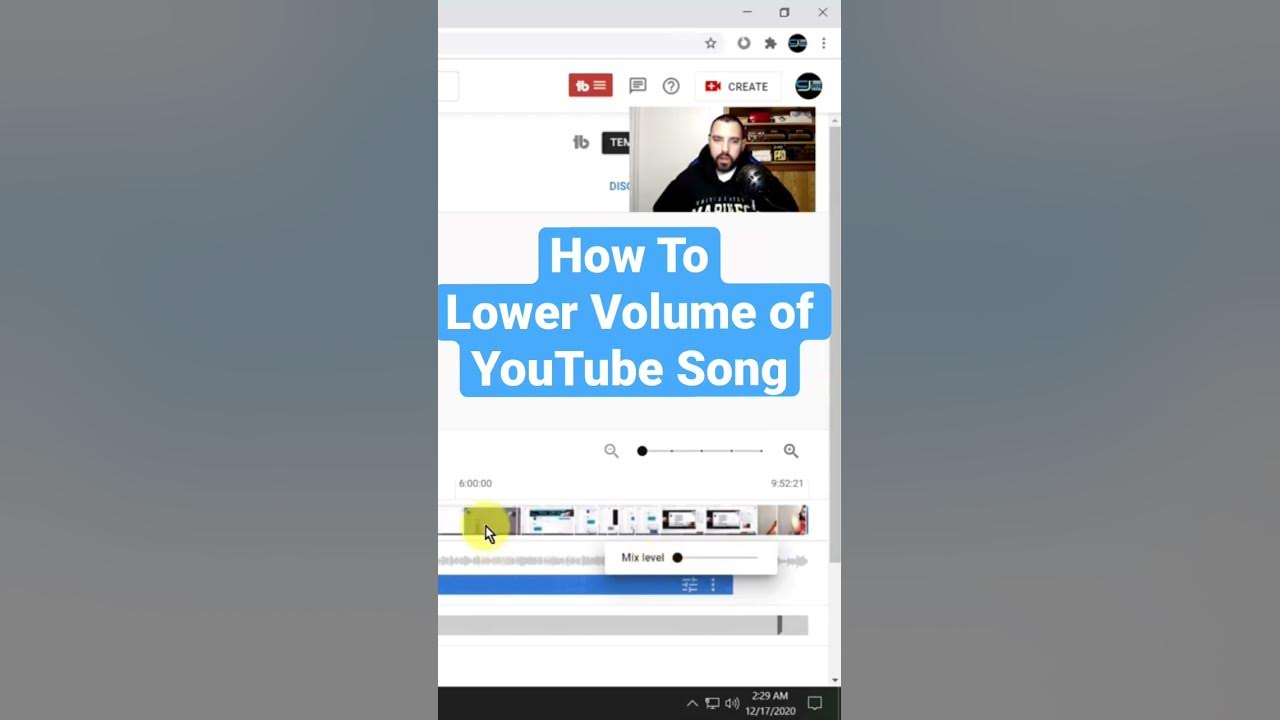 How To Lower Volume of Song In YouTube Studio  YouTube