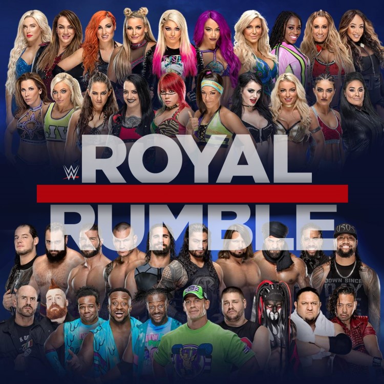 WWE Royal Rumble 2018 Mens Match Orders Of Entry And Elimination 