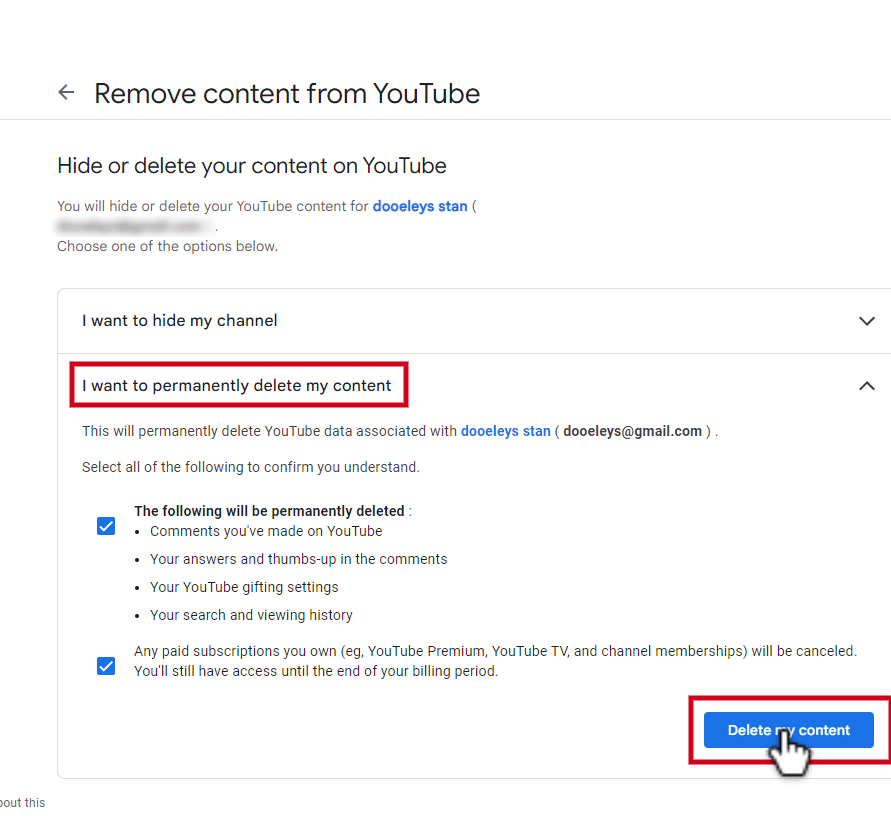 Youtube How to Delete Your Account from Youtube  StepbyStep 