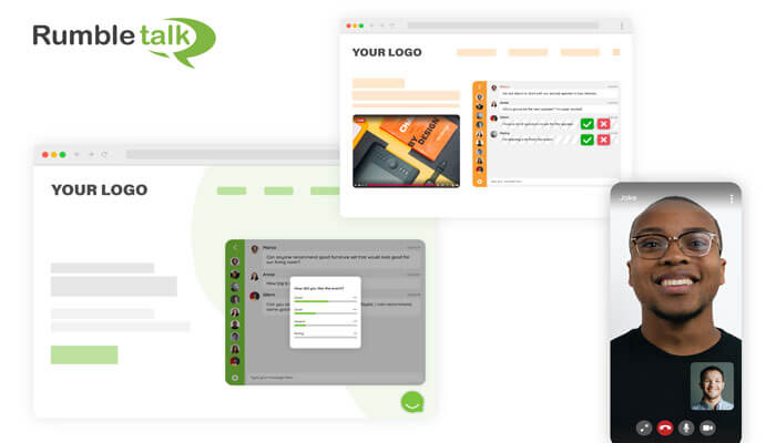 RumbleTalk Chat Add A Spark Of Interaction On Your Website Or Event 