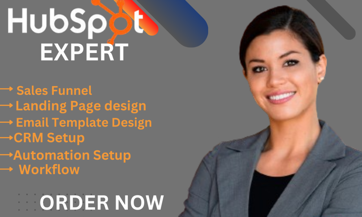 I Will Be Your HubSpot Expert: Landing Pages, Email Templates, and Workflows