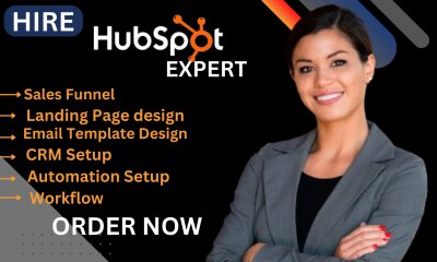 I Will Execute HubSpot Email Campaigns, HubSpot Onboarding, HubSpot Sales Automation, and Dashboard Setup