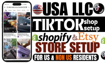 I Will Register LLC and Create TikTok US Shop, Shopify, Etsy Store for Non-US Residents