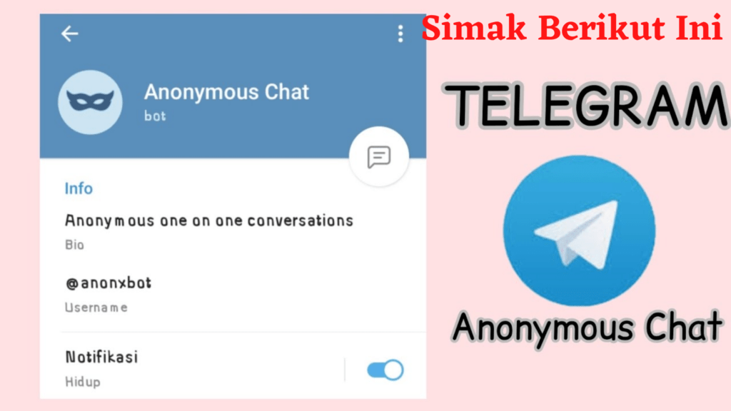 Cara Menggunakan Bot Anonymous Telegram  TEKNA TEKNO 2023