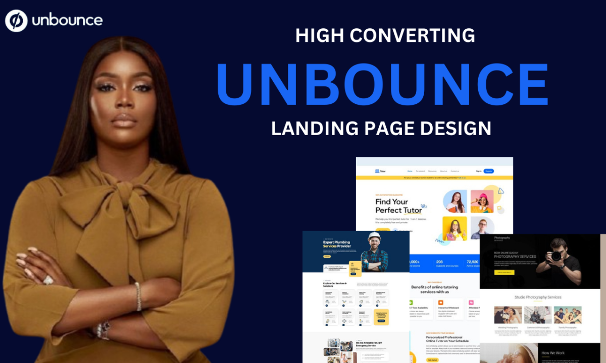 I Will Create Stunning, High Converting Unbounce Landing Page