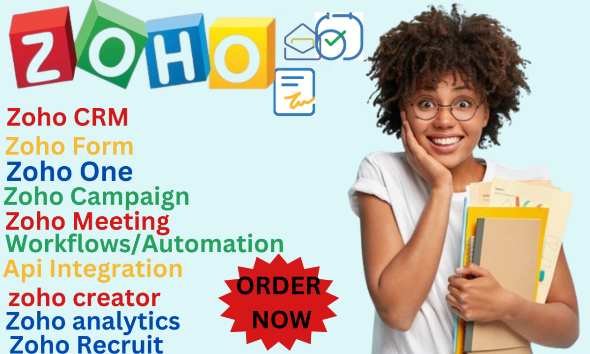 I Will Be Your Zoho Expert: Zoho Recruit, Zoho Campaign, Zoho Automation, and Zoho Analytics