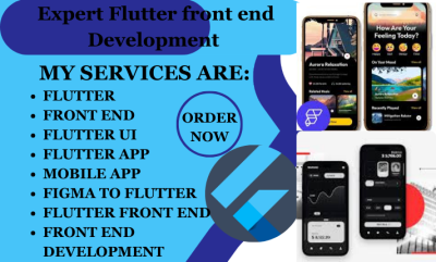 I Will Develop a Stunning Flutter Frontend with Expert Mobile App UI/UX Design