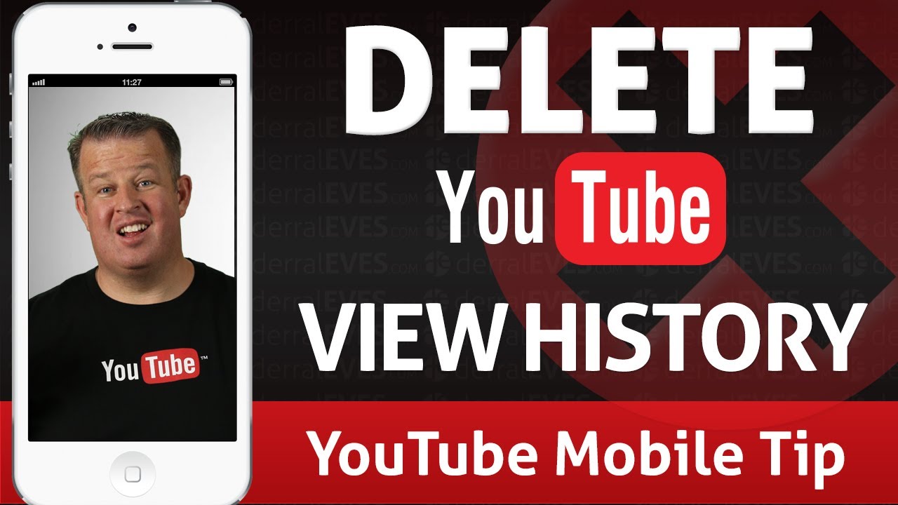 How to Delete Clear YouTube View History from iPhone iPod iPad  YouTube