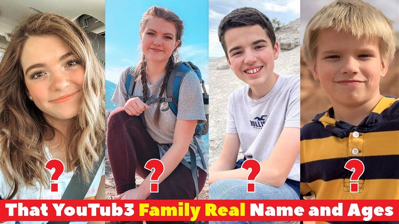 That YouTub3 Family Real Name and Ages 2022  YouTube