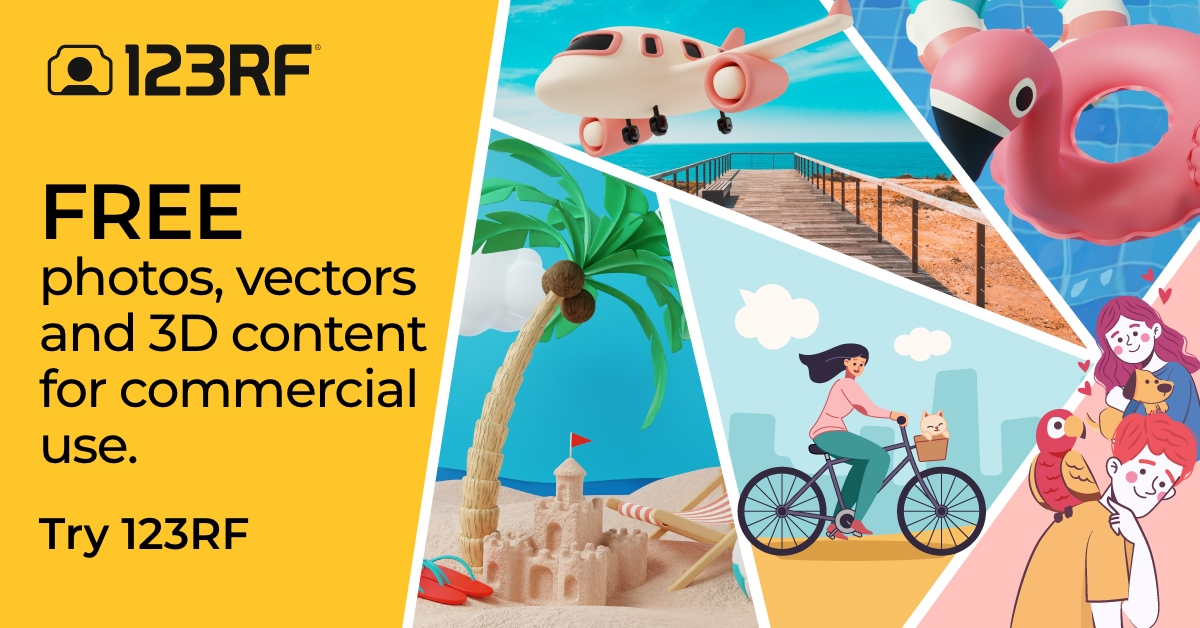 123RF launches one million FREE content for the creator community 