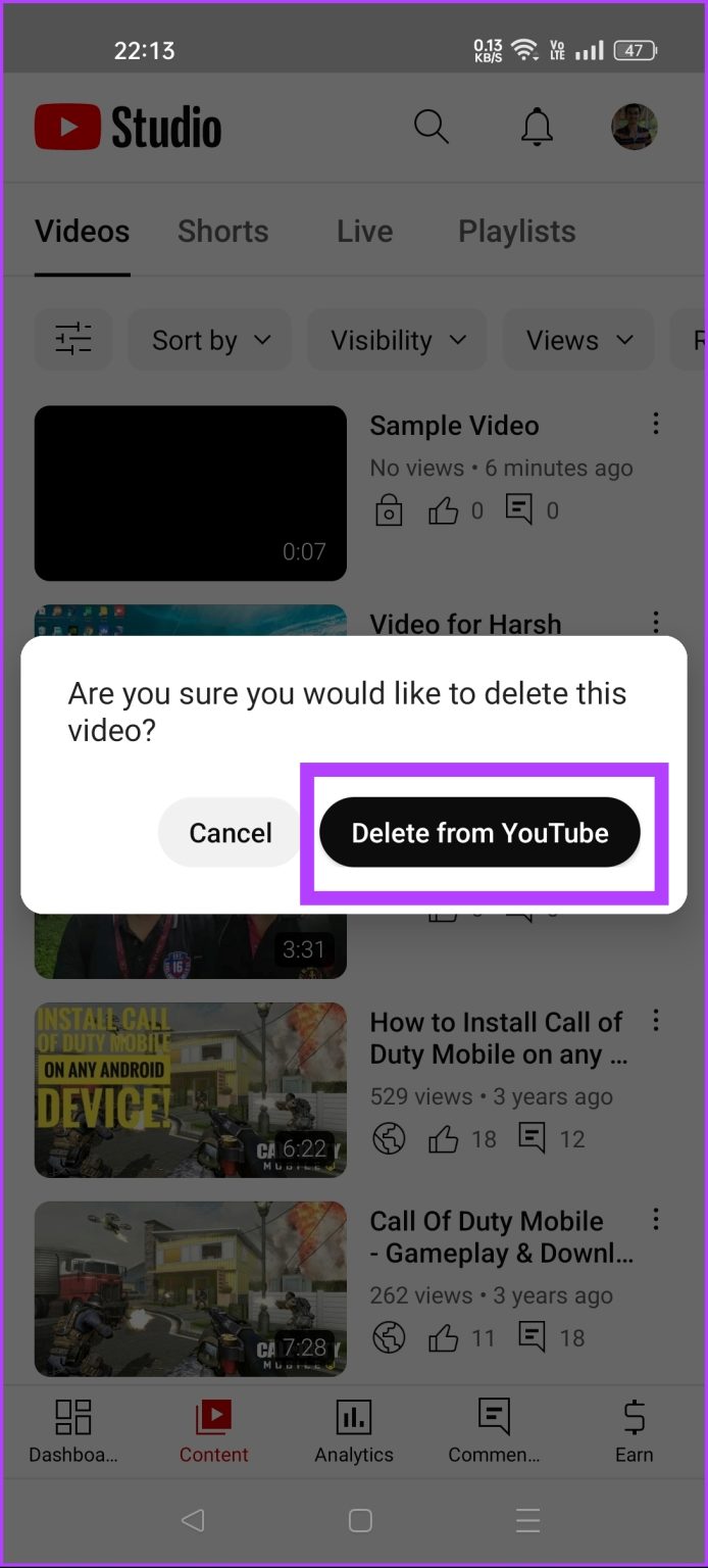 How to Delete Videos on YouTube StepByStep Guide  Guiding Tech